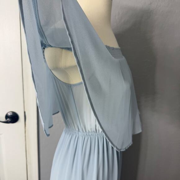 Show Me Your Mumu Hacienda Maxi Dress, Light Blue, XXSmall - Picture 3 of 5